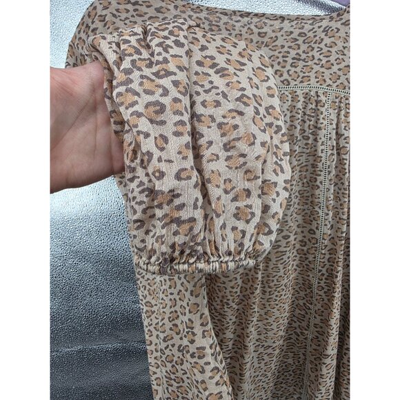 Spell & The Gypsy Collective M/L Frankie Leopard Print Blouse - Picture 12 of 16